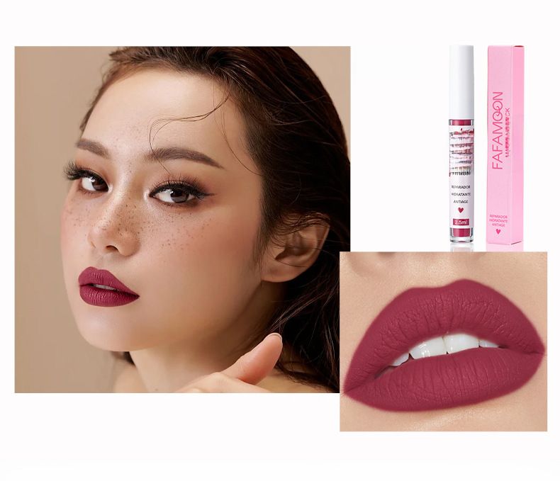 Single cross-border new lip gloss non-stick Cup durable matte non-fading Matte Velvet Lip gloss multicolor FAFAMOON_voghion.com