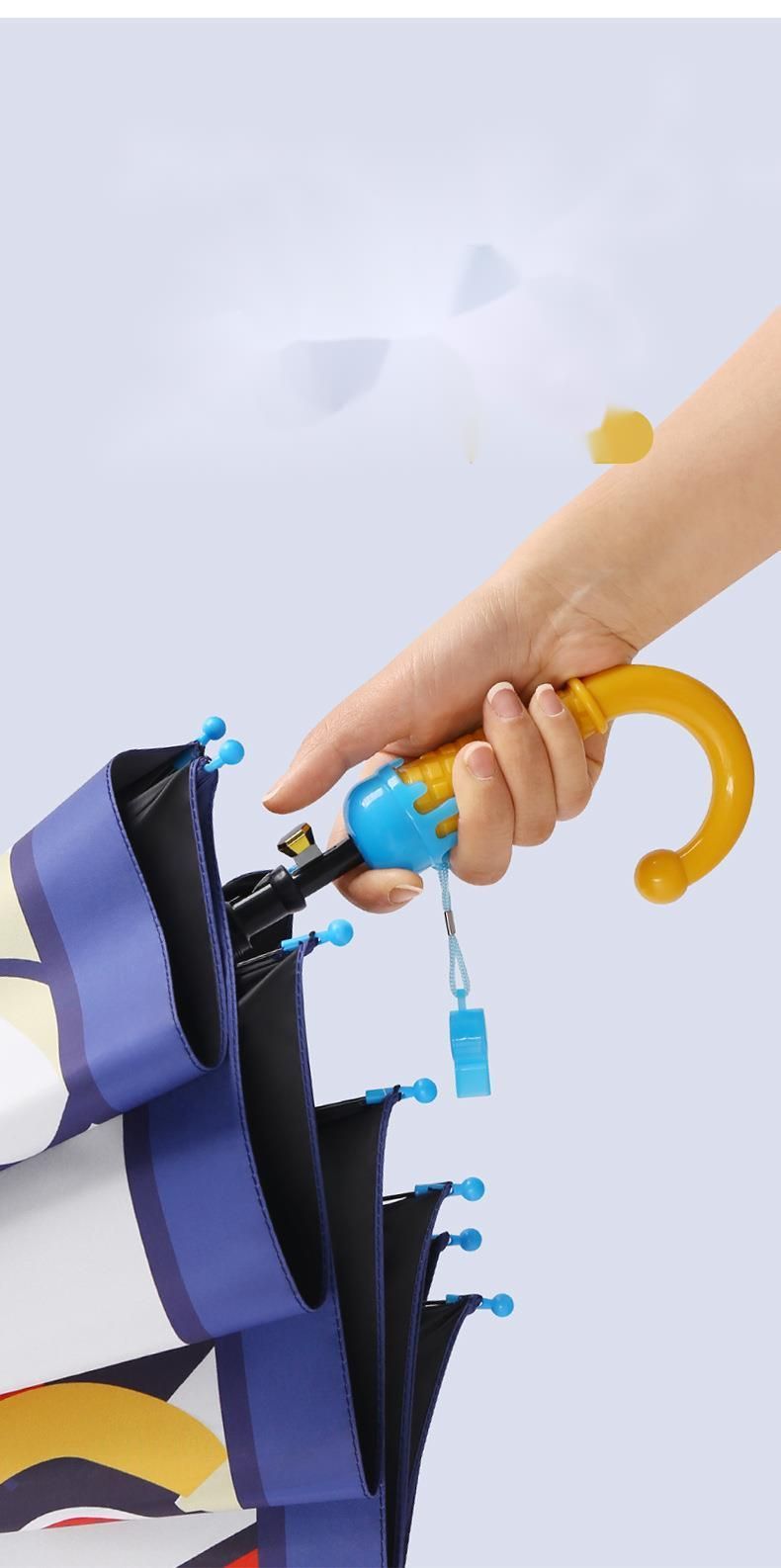 Kids UV50+ Umbrella - Windproof Folding | School Use | Sun & Rain Protection_voghion.com