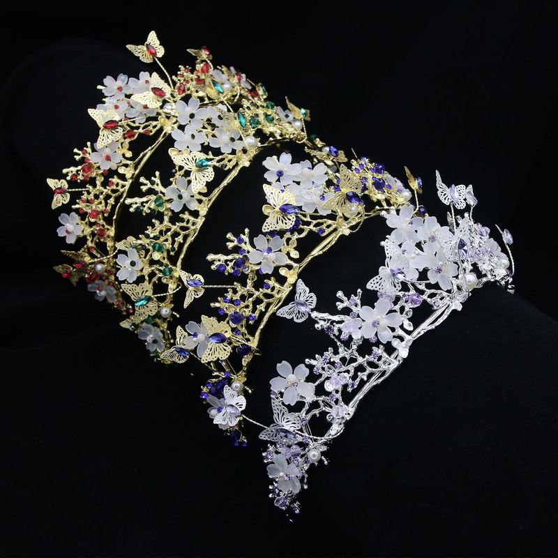 Corona nuziale retrò esplosione estiva Copricapo fatto a mano con corona di accessori per capelli in Europa e negli Stati Uniti_voghion.com