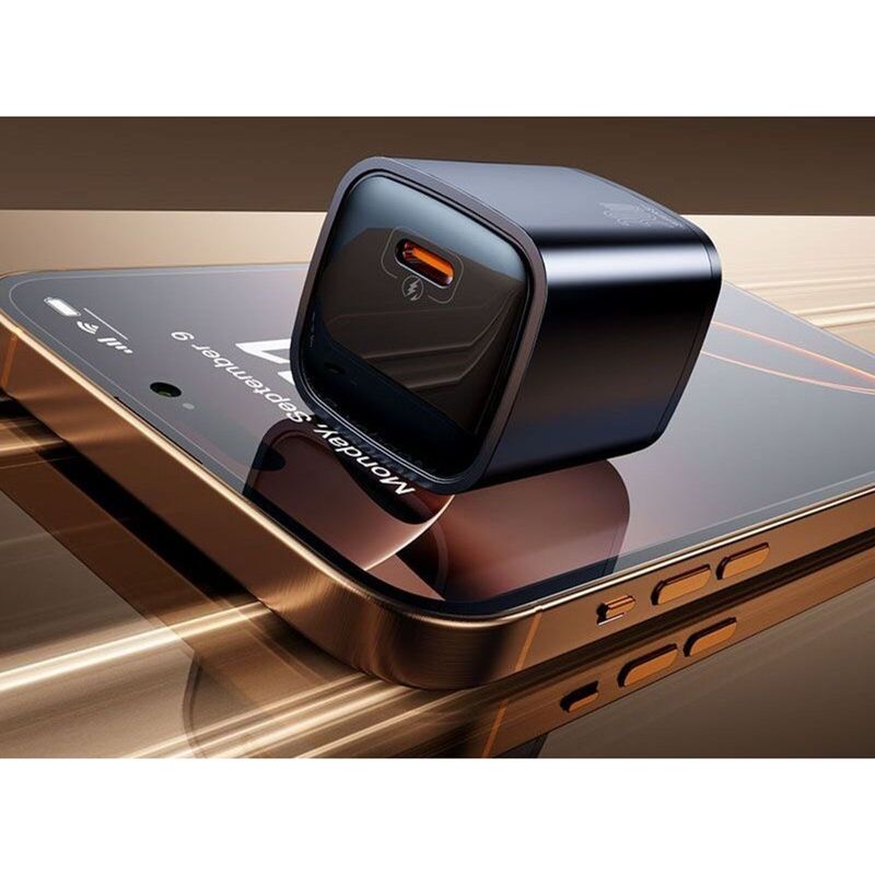 Cargador de un solo puerto para cubos de hielo pequeños de 30 W, certificado por 3C, compatible con cabezal de carga rápida PD_voghion.com