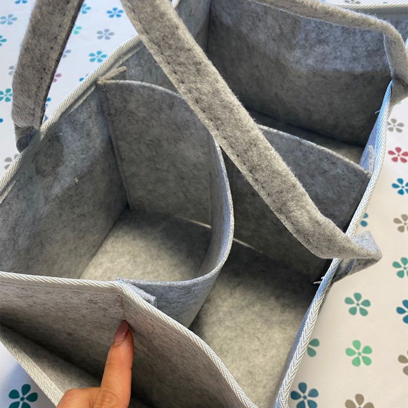 Baby-Windel-Caddy-Organizer, tragbare Halterungstasche für Wickeltisch und Auto, Aufbewahrungsbehälter für Kinderzimmer-Utensilien, 38 x 23 x 18 cm_voghion.com