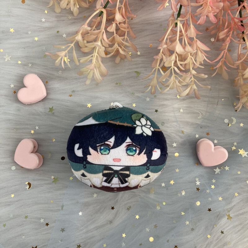 Plush Dumpling Impact Genshin Albedo Xiao Zhongli Thoma Key Chain Soft And Safe Gift_voghion.com