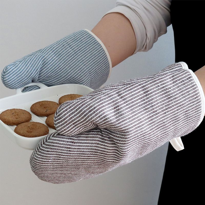 Japanese Style High Temperature Resistant Heat Insulation Household Microwave Baking Oven Gloves Support Labeling And_voghion.com