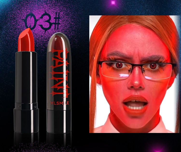 Matte Lipstick Dark Black Vampire Olive Green Creative Halloween Makeup Face Body Painting_voghion.com