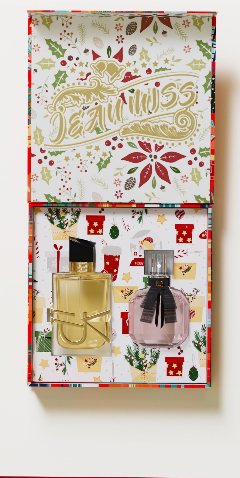 2025 Bestseller in het kleine stadje Yixiang Mannen en Vrouwen Kerstparfum Set Gratis Omkeringsparfum Blijvend_voghion.com
