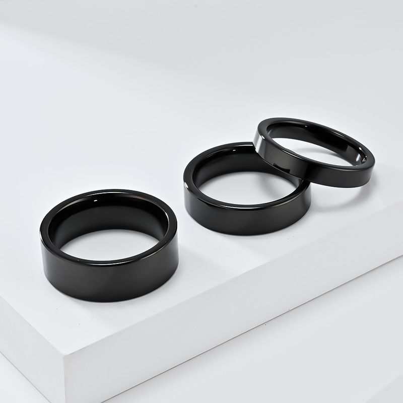 Anel de aço de tungstênio de 468 mm, elegante e simples, luz de anel, luxo, estilo frio de alta qualidade, tungstênio, ouro, casal, joias de mão, presente_voghion.com