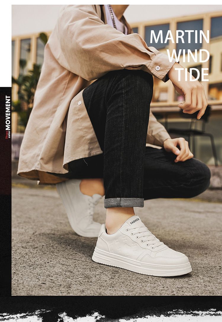 Summer Men's New Breathable White For Male Students Korean Style Versatile Sports Casual Sneakers Trendy Shoes_voghion.com