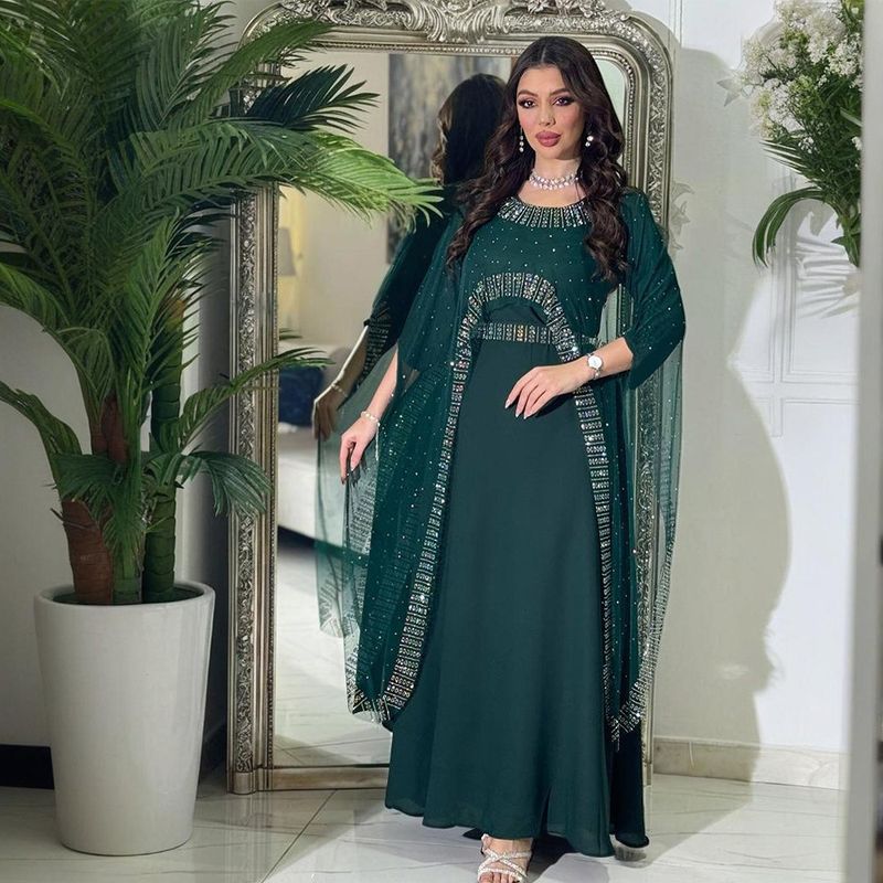 Naiste riided Dubai Araabia naiste riided Abaya teemantkleit õhtukleit hommikumantel_voghion.com
