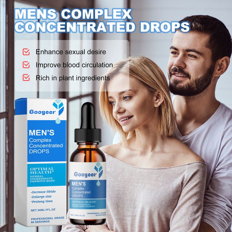Googeer PICĂTURI CONCENTRATE COMPLEXE PENTRU MEN'S PICĂTURI PENTRU ÎMBUNĂTĂȚIREA CORPULUI INGREDIENTE DIN PLANTE ÎMBUNĂTĂȚESC CORPUL Crește libidoul Mărește dimensiunea Prelungește durata de viață_voghion.com