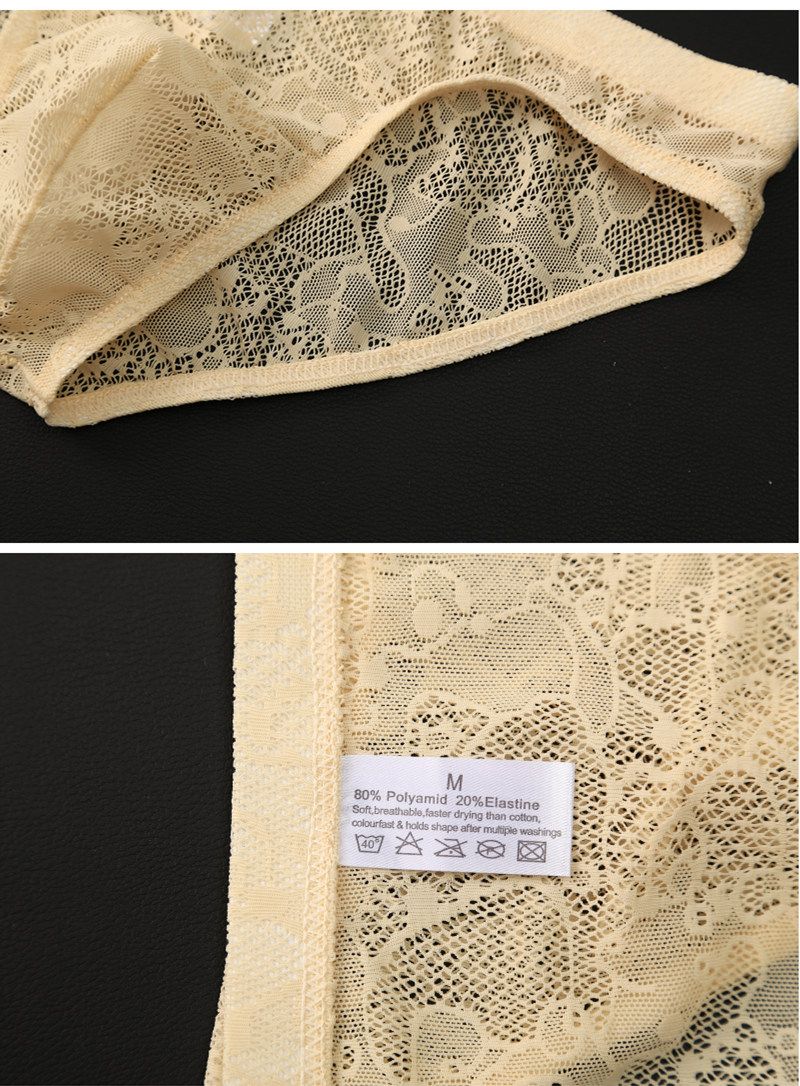 Herrenunterwäsche aus Spitze, transparente Unterwäsche mit niedriger Taille, sexy, atmungsaktive Slips aus Eisseide_voghion.com