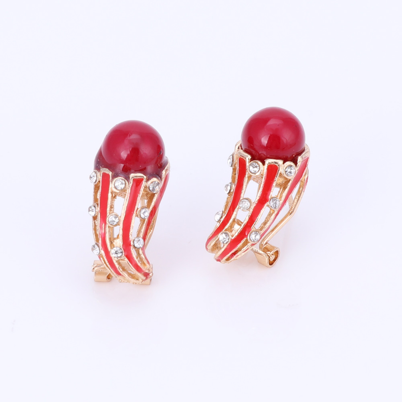 Damen-Set für Hochzeit, Braut, Brautjungfer, Kristall, künstliche Perlen, Halskette, baumelnde Ohrringe, Armreif, Ring, Party, Kostümschmuck-Set_voghion.com