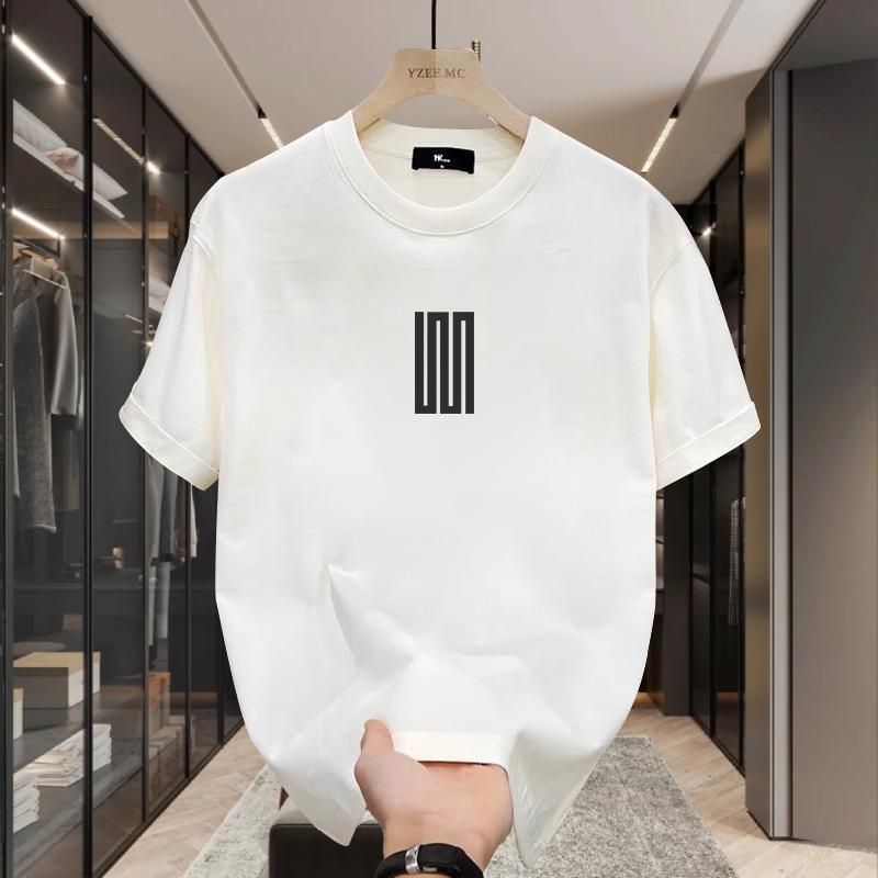 High quality trendy ins personalized printed short sleeved T-shirt for men's 2024 spring/summer loose and_voghion.com