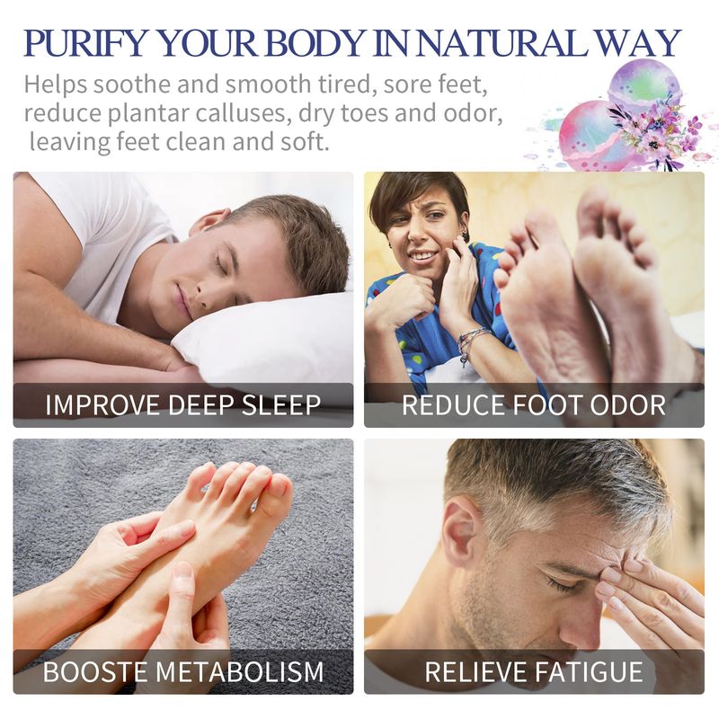 Ximonth Bath Series Moisturizing Anti-Dry Cracking Peeling Clean Body Care Foot Soak Ball_voghion.com