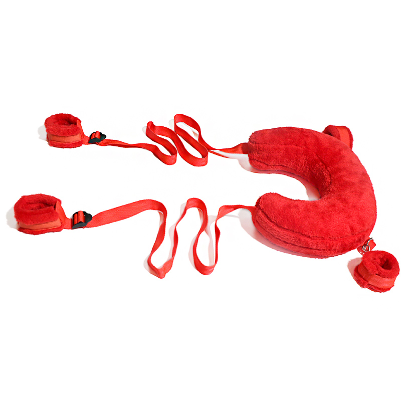 Giocattoli sessuali in cotone Bdsm Bondage Set Manette Sexy Cuscino per gambe Cintura dimagrante Piegamento Orgasmo Giocattolo di coppia y_voghion.com