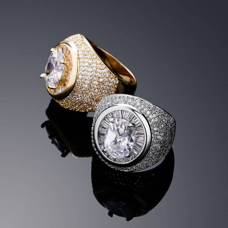 Set di anelli con zirconi cubici per uomo e donna - Anelli eleganti e raffinati in oro e argento per ogni occasione - Taglie 7-11 Gioielli per le mani_voghion.com