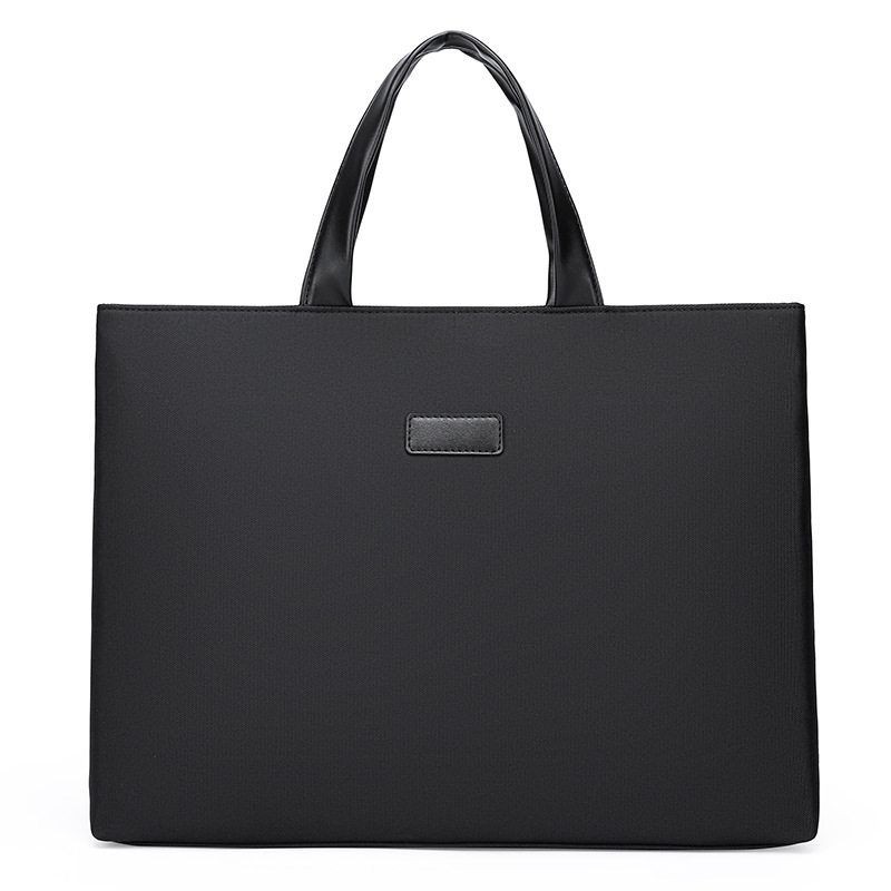 Esempio di borsa da ufficio a tracolla singola per documenti portatili, nuova, con immagine facoltativa_voghion.com