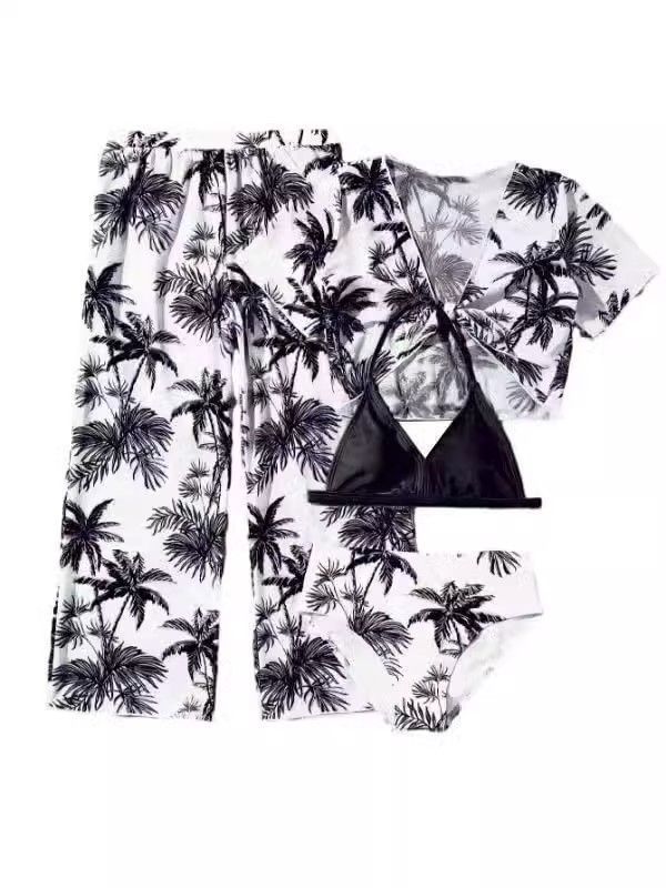 Nuovo costume da bagno bikini a tre pezzi per bambina grande_voghion.com