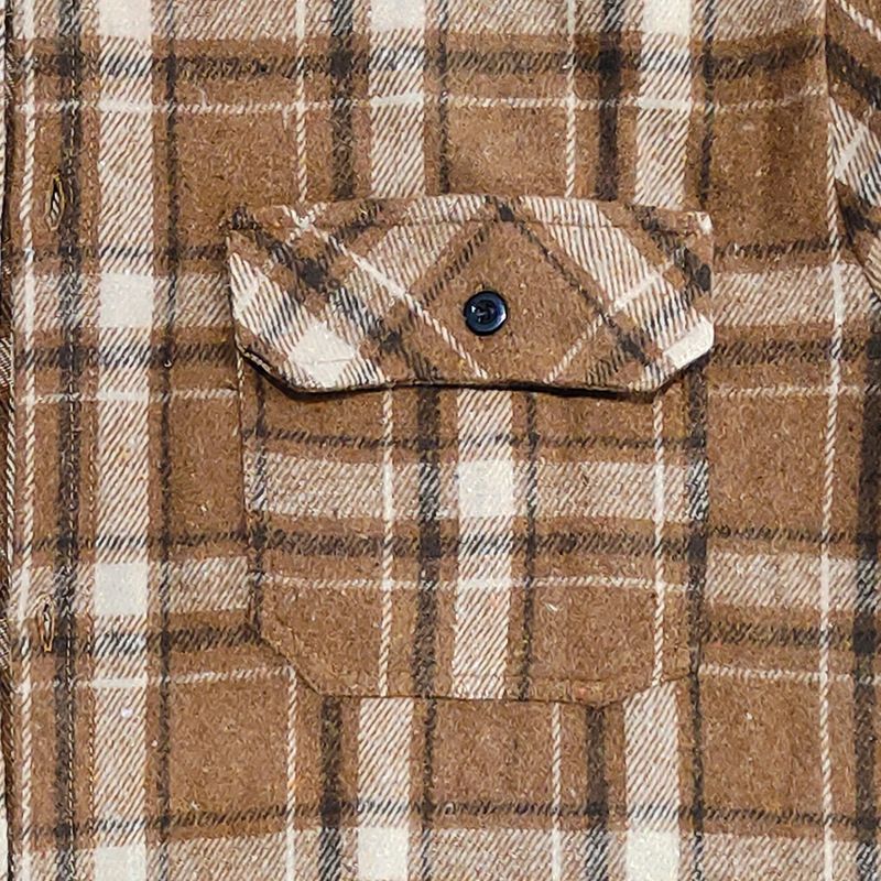 Herrenbekleidung Retro Herbst und Winter Kariertes Hemd Mit Kapuze Flanell Jacquard Freizeithemd_voghion.com