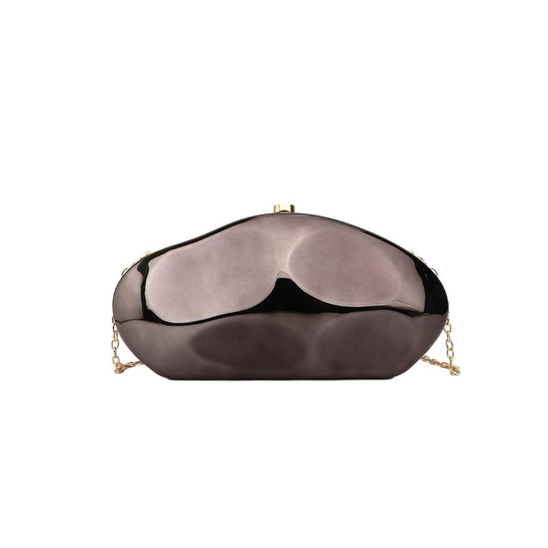 Borsa a tracolla da sera con tracolla a tracolla in acrilico con pietre irregolari, design alla moda, per donna_voghion.com