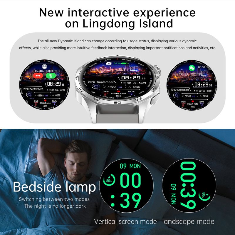 New Watch GT5 PRO Smart Watch GPS Motion Trajectory HD Screen Bluetooth Call NFC Smartwatch Outdoor Sports Watches For Mens_voghion.com