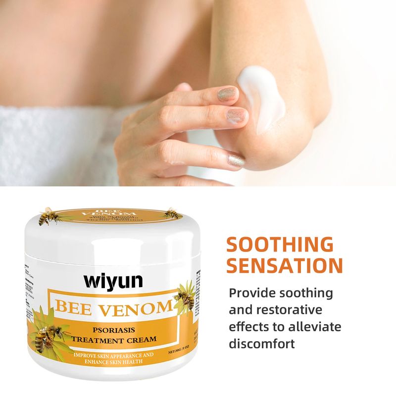 Wiyun Bienengift Hand- und Fußpflege, feuchtigkeitsspendend, angenehme Hautpflege, Creme zur äußerlichen Anwendung_voghion.com