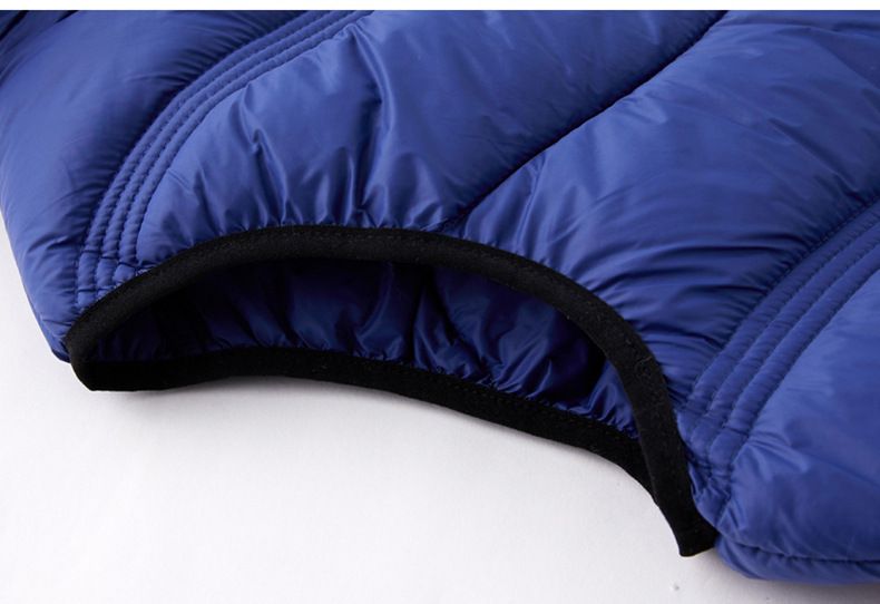 Giacca leggera trapuntata in nylon da uomo con cappuccio staccabile, gilet casual slim fit con cerniera per autunno inverno (nero, blu navy, verde militare, bordeaux, blu)_voghion.com