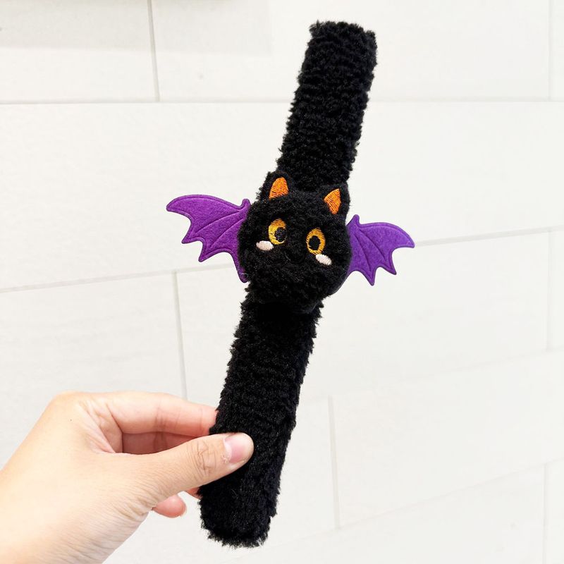 Braccialetto di peluche per Halloween - Anello elastico per feste, accessorio per bambini, simpatico giocattolo per bambole_voghion.com