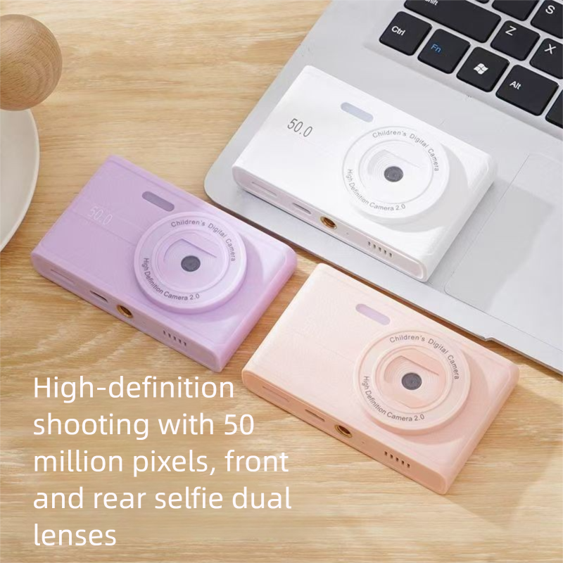 Modelo de estudante CCD Digital HD recomendado Câmera dupla frontal e traseira pode ser importada para celular Vem com preenchimento_voghion.com