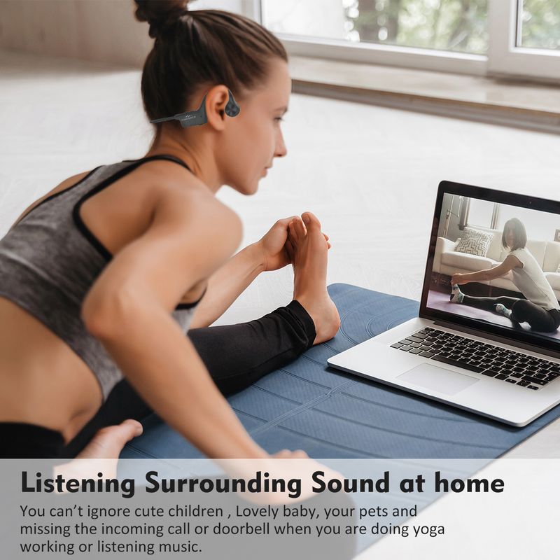 Echte Knochenleitungskopfhörer Typ-C Kabelloser Bluetooth-Kopfhörer Wasserdichtes Sport-Headset mit Mikrofon für Workouts beim Laufen_voghion.com