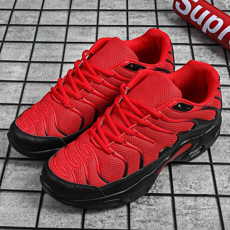 Men's Cushion Fly Woven Breathable Sports Outdoor Casual Lightweight Comfortable Running Shoes_voghion.com
