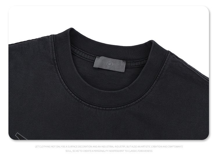 Abbigliamento uomo primavera ed estate Nine Inch Nails, maglietta a maniche corte vintage alla moda High Street, effetto lavato_voghion.com