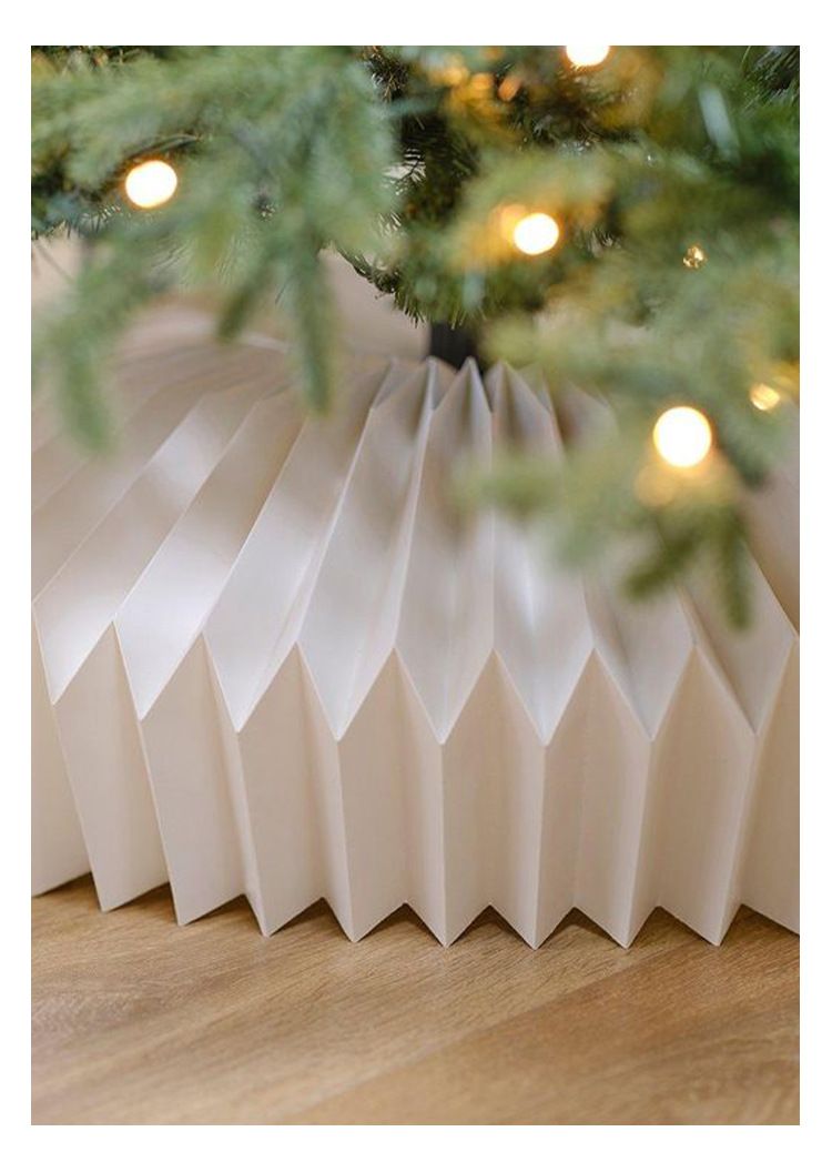 NUCHI Weihnachtsbaumrock-Basisdekoration Zaunfuß Umrandung Bodenornament für Weihnachtsbaum_voghion.com