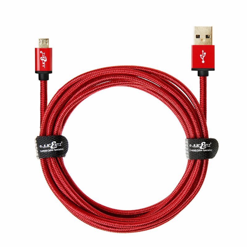 Hochwertiges geflochtenes USB-auf-Micro-USB-Ladekabel für Android-Handys und -Tablets_voghion.com