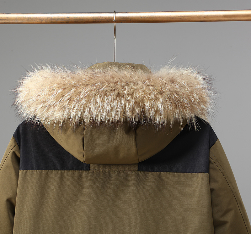 Giacca da lavoro invernale calda da uomo con cappuccio staccabile, antivento e impermeabile, cappotto in cotone spesso per attività all'aperto (colori multipli)_voghion.com