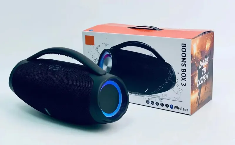 Caixa De som 100W Højtydende Bluetooth Højttalere Bærbar Udendørs Subwoofer 3D Stereo Surround Sound Søjle Musikcenter_voghion.com