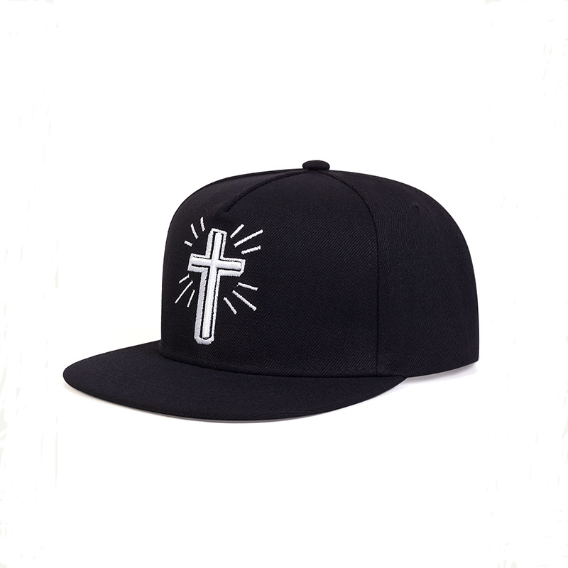 Jarní a letní nová hip hopová síťovaná čepice Street Versatile Cross Embroidery Baseball Cap_voghion.com