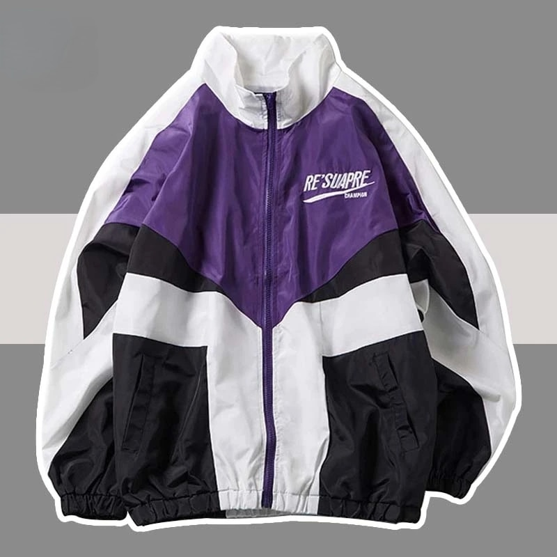 Deeptown Vintage Y2k Bomber Jacket Femei Windbreak Supradimensionate Moda Coreeană Varsity Track Jachete Hip Hop Lejer În aer liber_voghion.com