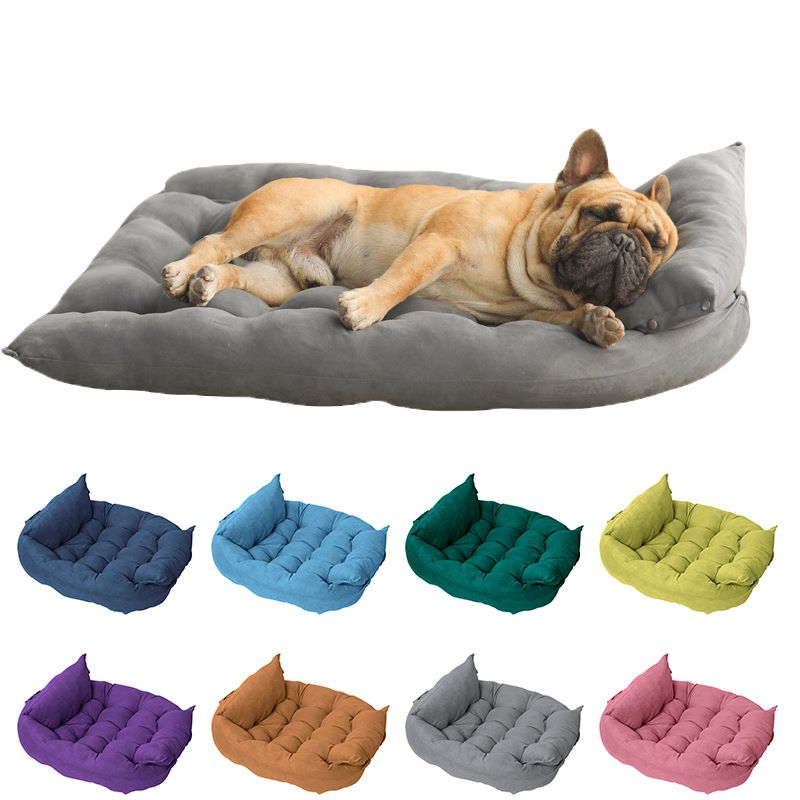 Divano pieghevole estivo per tutte le stagioni, morbido materassino per bulldog francese, letto per cani di piccola e media taglia_voghion.com