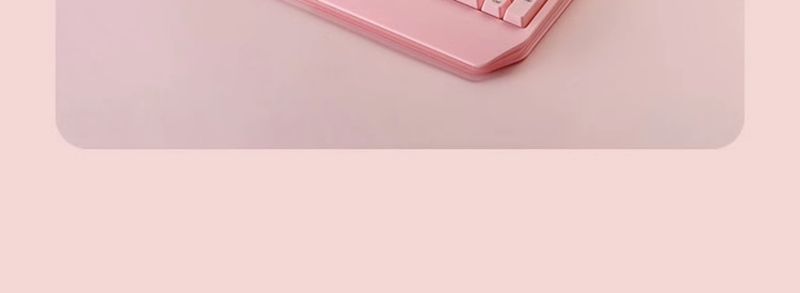 Nuji Mute Gaming Electronic Sports Pink Black Wired Desktop Computers And Laptop Office Good-looking New Arrival Neutral_voghion.com