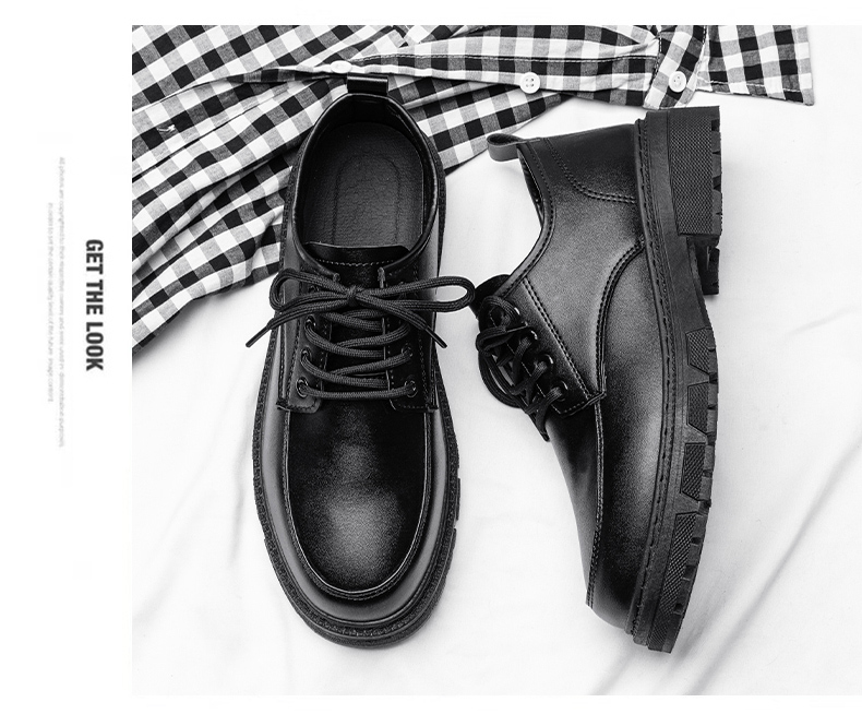 Herren Slipper, flacher Halbschuh, Business-Hochzeitskleid, atmungsaktives Lackleder, formelle Oxfords_voghion.com