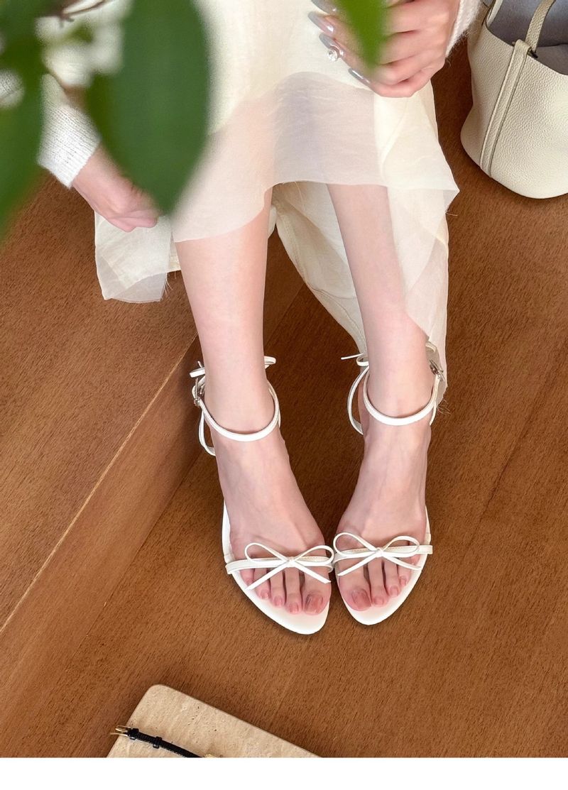 Sandalias de tacón alto con tiras cuadradas para mujer, de moda, primavera/verano 2025, sexis, de tacón fino y punta abierta._voghion.com