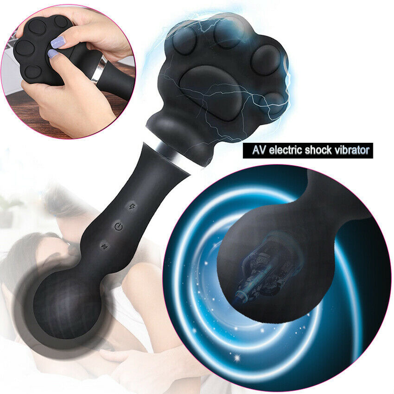 Vibratore elettrico a 10 velocità con artiglio di gatto, stimolatore del punto G per clitoride femminile_voghion.com