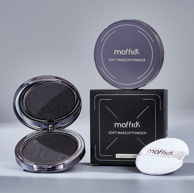 Puder MAFFICK Weiches Make-up-Puder für den Haaransatz, lang anhaltendes Make-up mit doppeltem Zweck, Ölkontrolle und kein Make-up_voghion.com