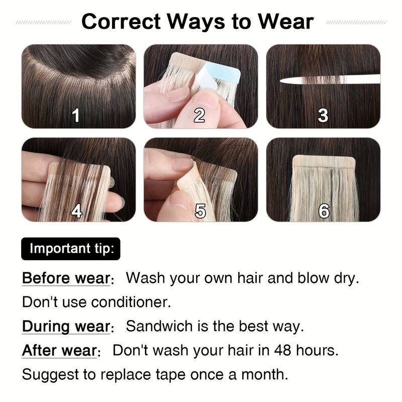 Bordeauxrøde Tape-in Hair Extensions til Kvinder, Glat Remy Ægte Hår, Glat Hair Extensions, Vinrøde Hair Extensions_voghion.com