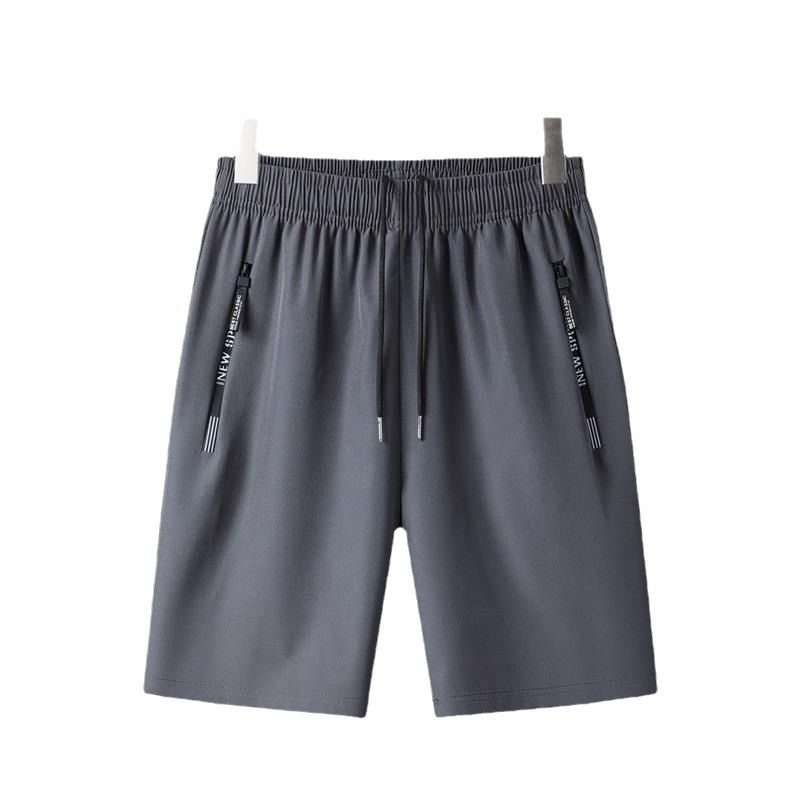 Premium Products Ice Silk Men's Shorts Summer Thin Quarter Loose Large Size Quick Drying Pants_voghion.com