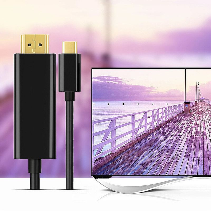 USB 3.1 Typ C zu HDMI 2.0 4K Kabel TV AV Adapter für Handy Tablet HDTV_voghion.com