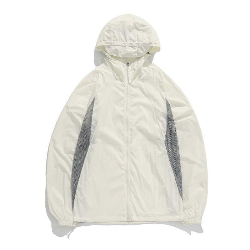 Unschlagbare Qualität UPF50+Sonnenschutzkleidung Dünne Frühlings-Neue Atmungsaktive Mesh-Design UV-beständige Sonnenschutzjacke mit Kapuze Q_voghion.com