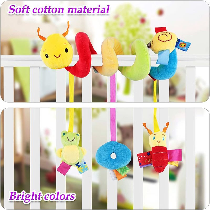 Neigebuerene Puppelchen Plüsch Puppel Puppelchen Spillsaachen 0-1 Joer ale Bildungsauto hängend Bett hängend Weenchen Pendant Bett ronderëm Spillsaach_voghion.com
