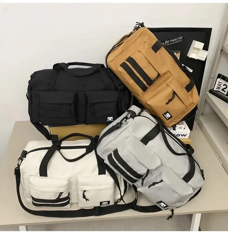 Multifunctional Travel Bag Large Capacity Handbag Short Trip Shoulder Bags Wet Dry Separation Gym Fitness Pack With Shoe_voghion.com