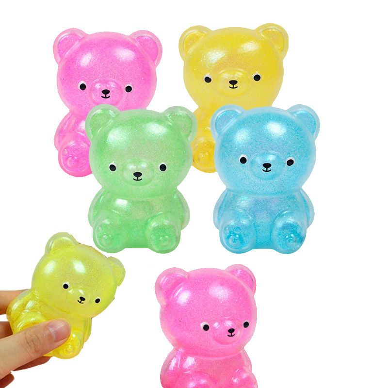 Foam Squishies Creative And Cute Children's Toy Called "little Bear Animal Pinching Fun" For Stress Relief_voghion.com